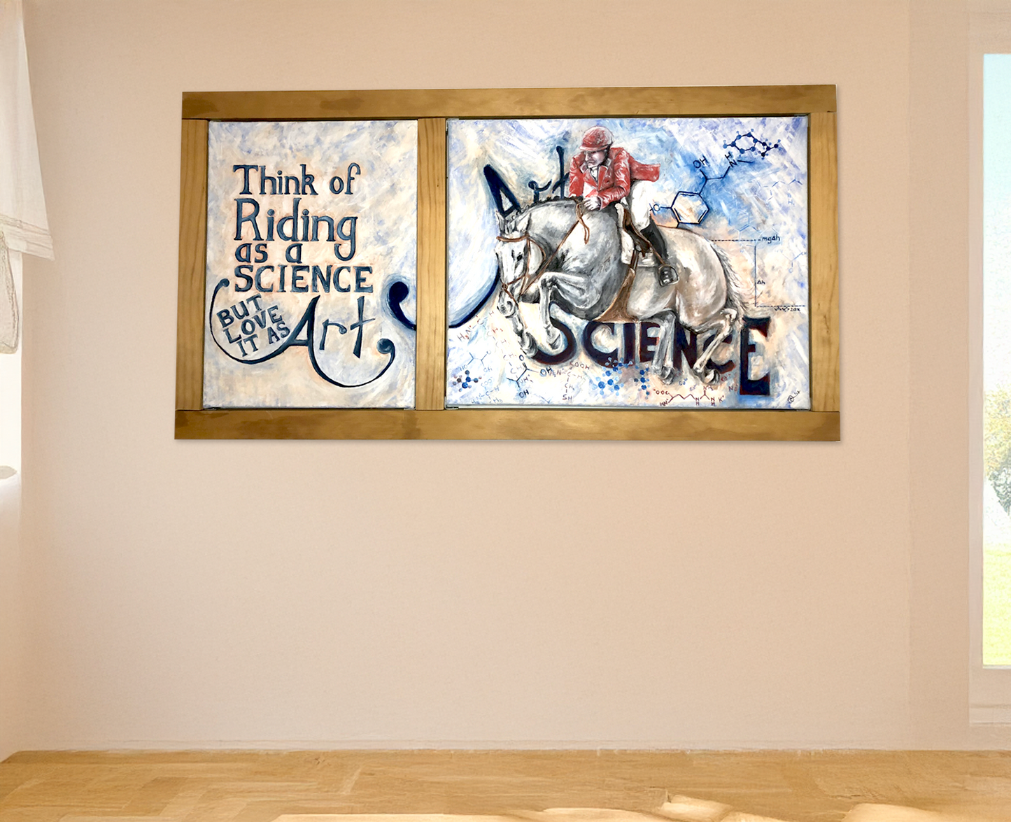 Equestrian Science - Original Painting