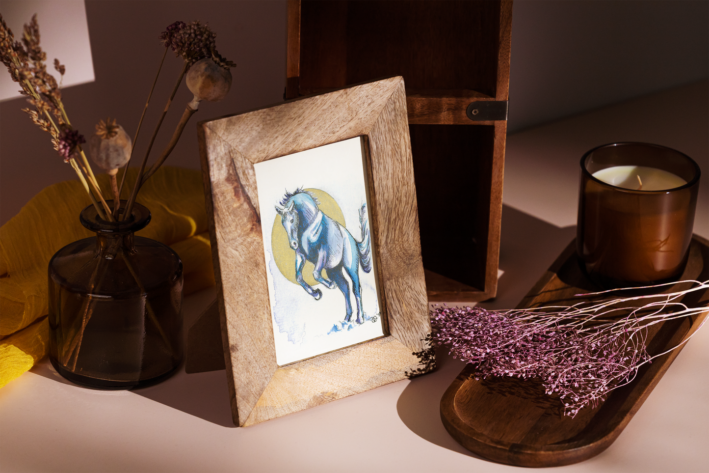 Mini Print - Warmblood Leap